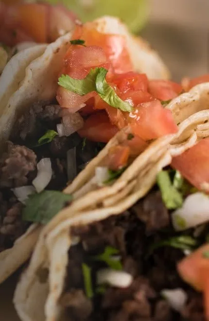 Tacos de cerca